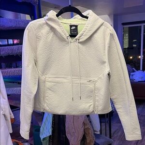 Nike Women's Off-White Quilted Utility Jacket